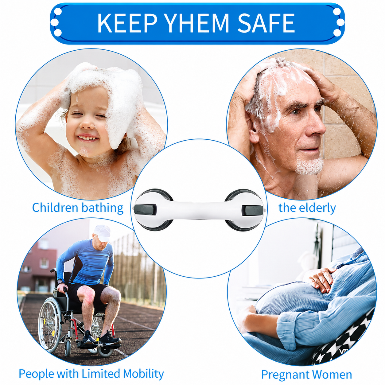 SafeGrip™ Shower Handle